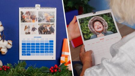 Calendrier photo personnalisé : une idée de cadeau de fin d'année pour vos proches