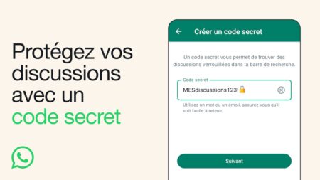 code secret pour cacher les discussions Whatsapp