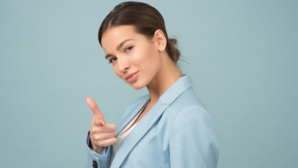 femme sûre d'elle