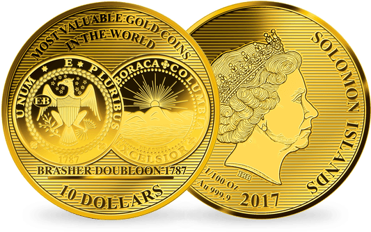 Doublon Brasher en or