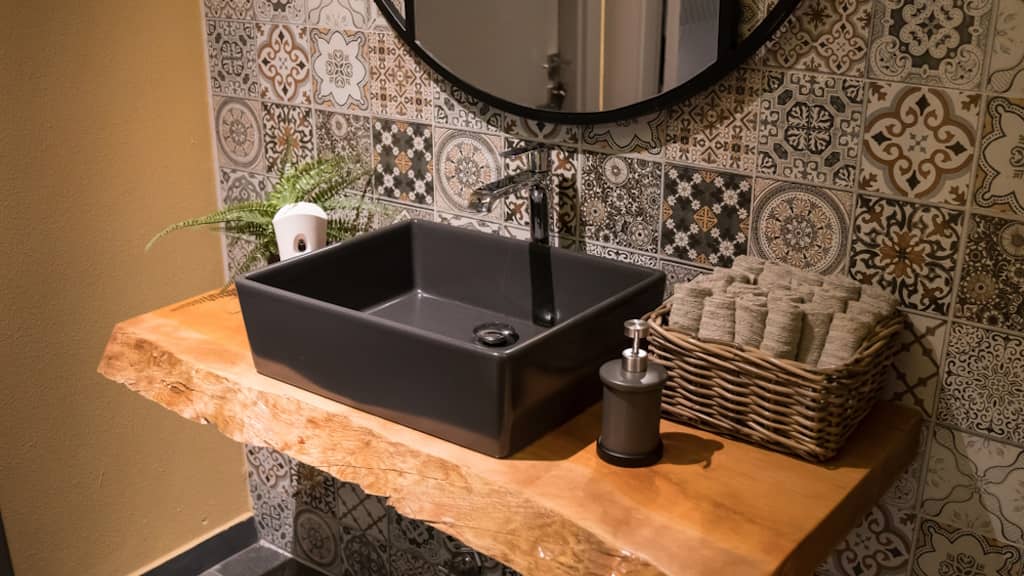 lavabo salle de bain luxe à poser