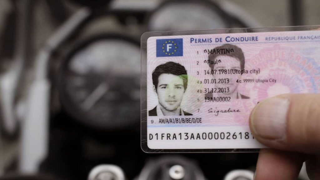 Permis de conduire sur smartphone