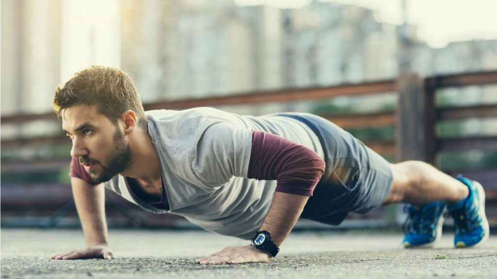 homme qui fait du sport