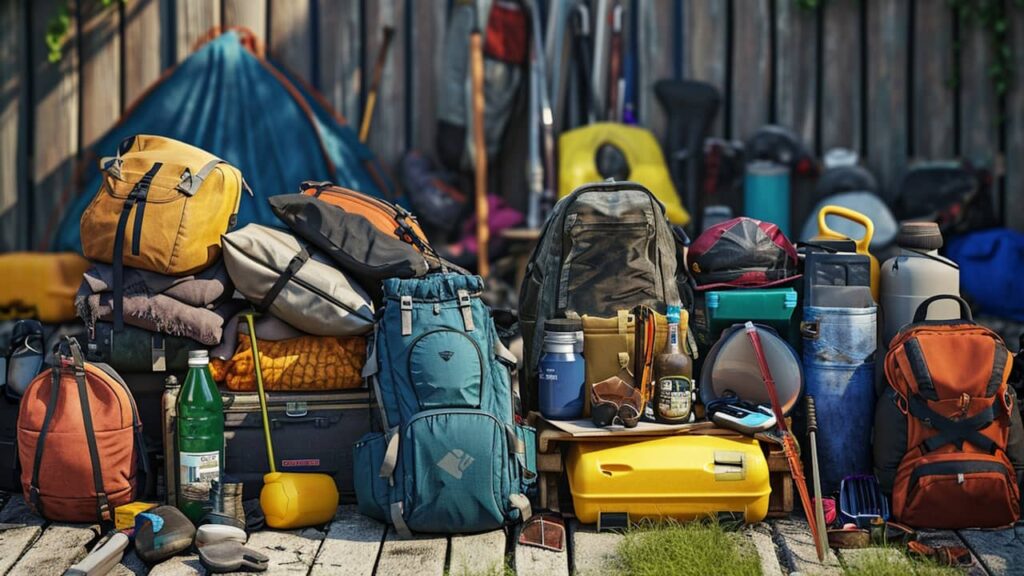 équipements matériels sacs randonnée