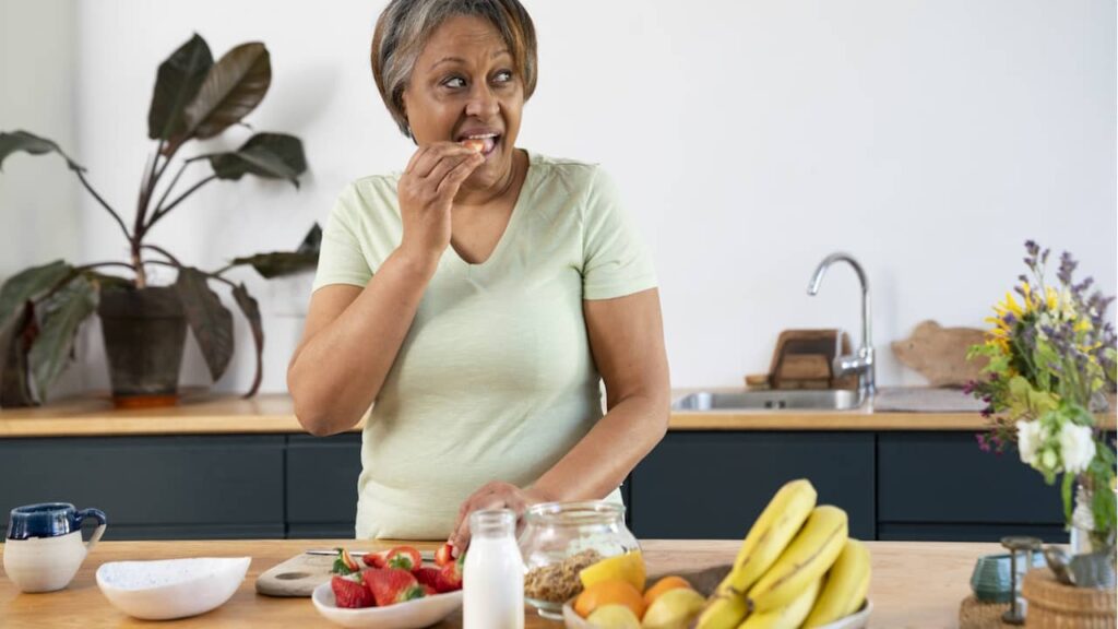 alimentation menopause poids