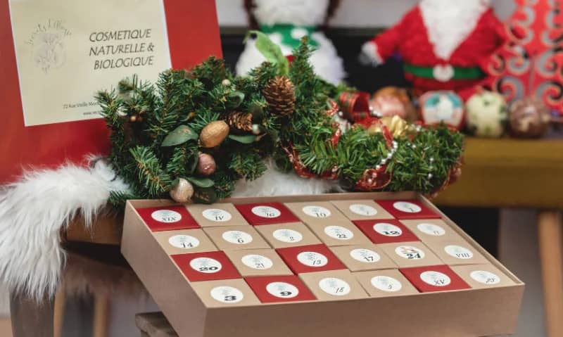 Calendrier de l'Avent Cosmétiques Naturels