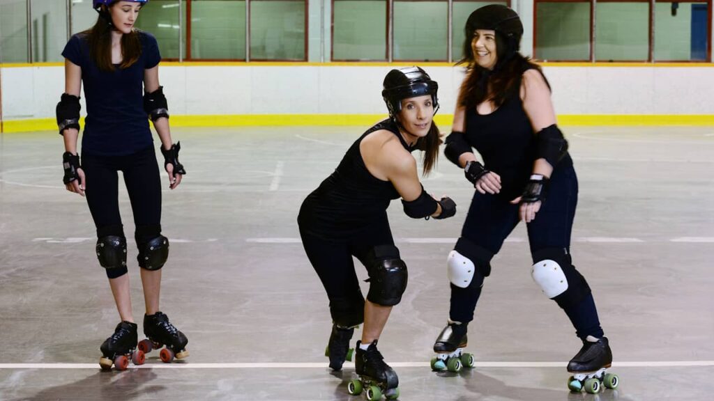 joueuses roller derby entrainement