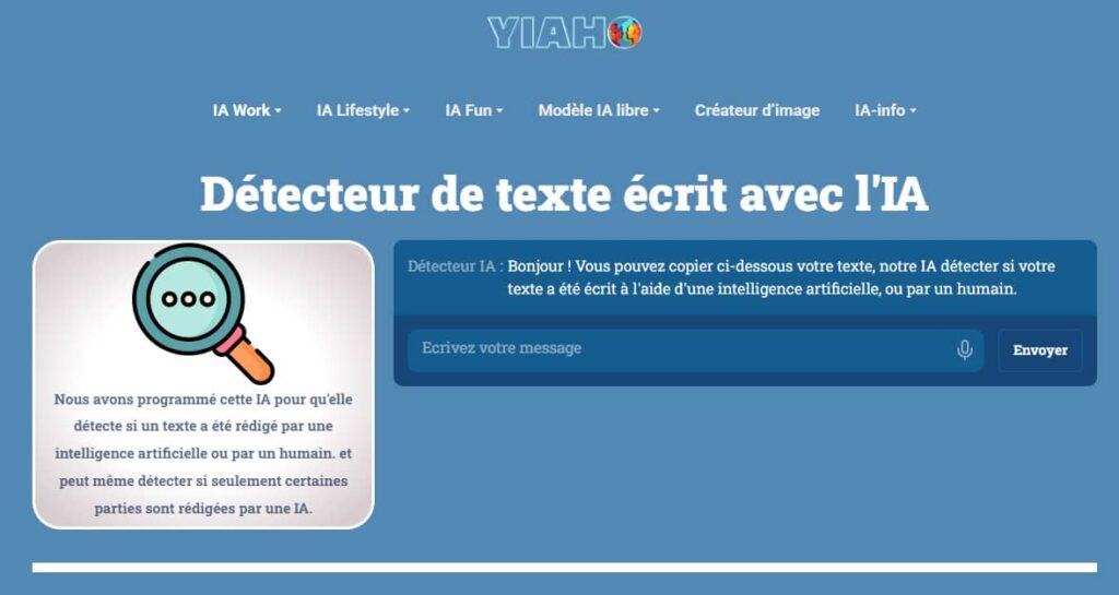 yiaho détecteur ia
