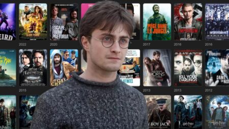 films et séries tv avec daniel radcliffe