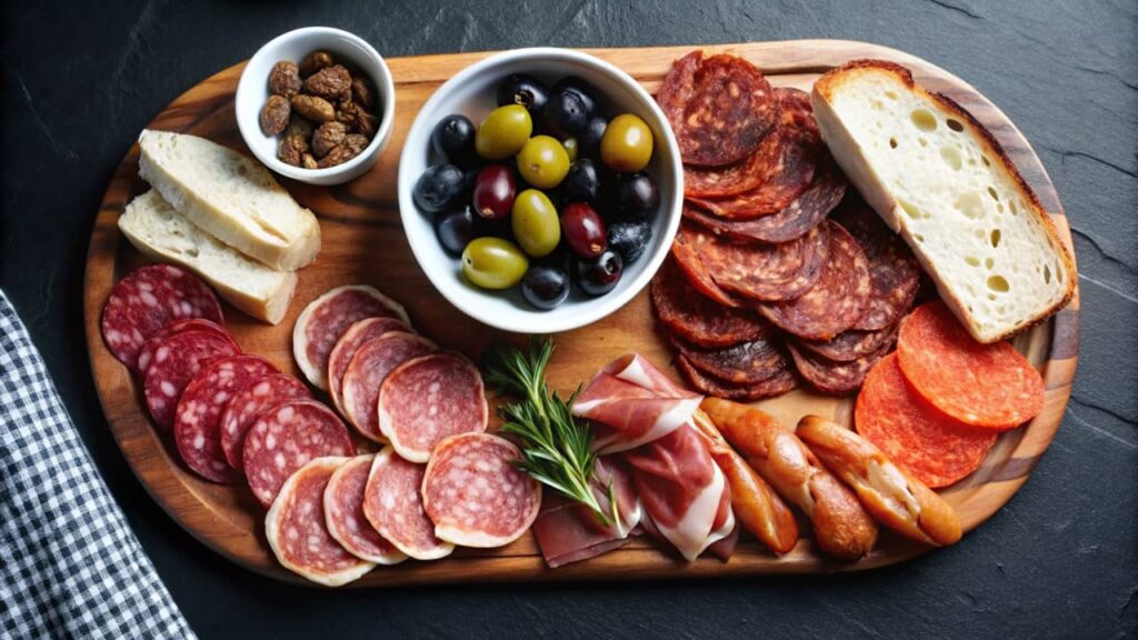 planche de charcuterie