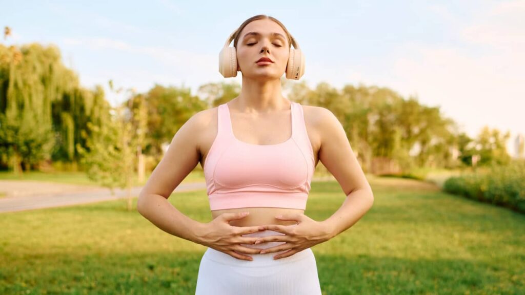 respiration main ventre meditation