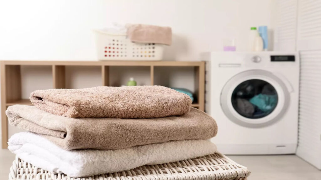 Les serviettes de bain