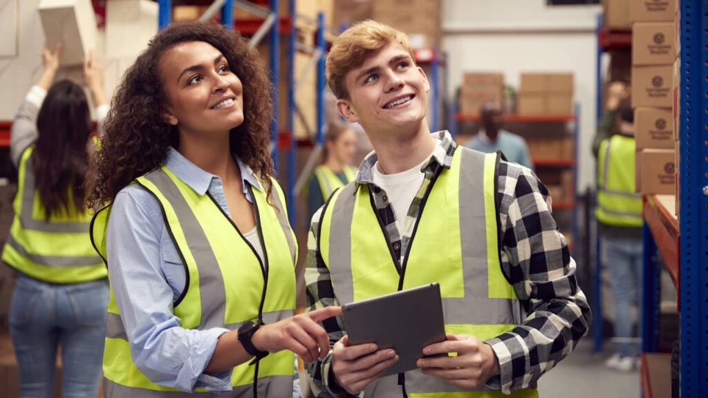 travail employés entrepot