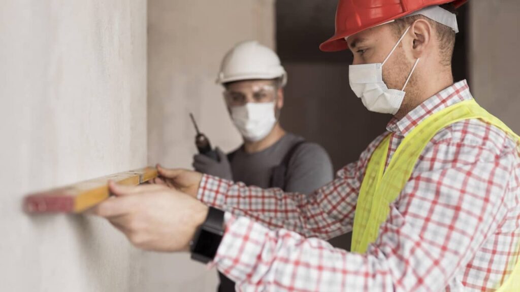 travaux mur