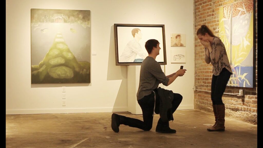 Un musée ou une galerie d’art