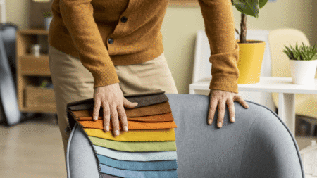 choix couleurs tissus