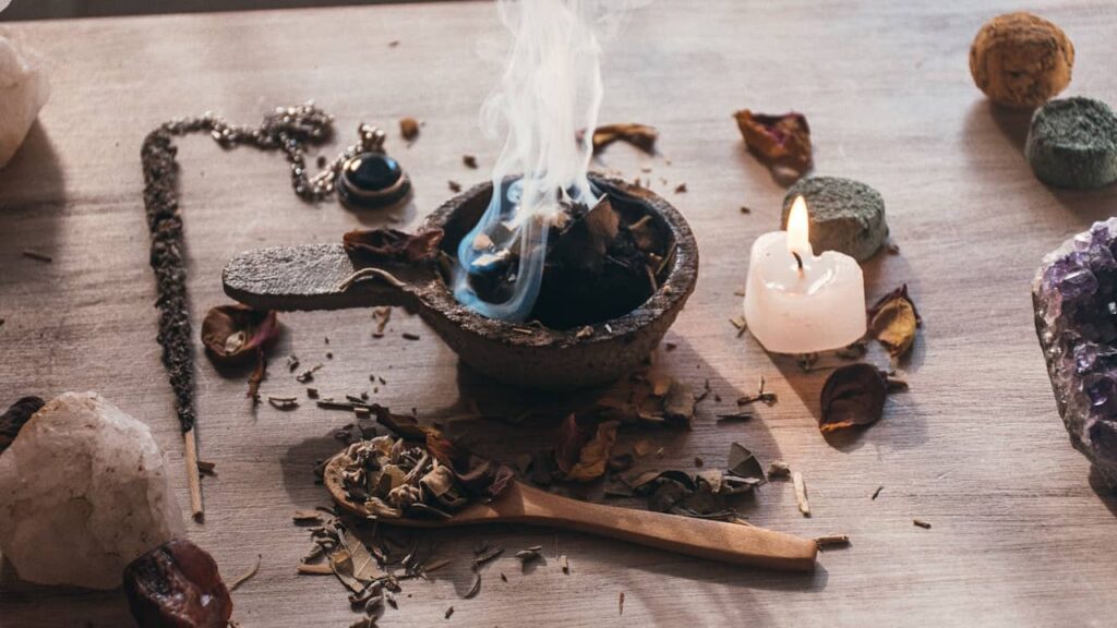 pierres herbes encens