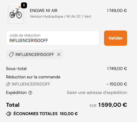 code promo engwe n1 air