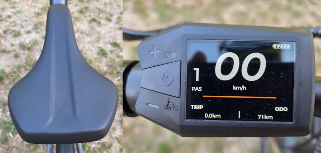 ENGWE MapFour N1 Air selle et compteur