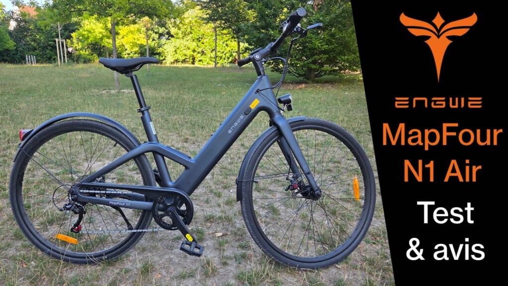 Test et avis du ENGWE MapFour N1 Air + code promo : un vélo électrique carbone ultra léger pensé pour la ville