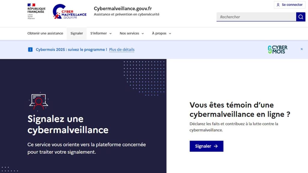 signaler cybermalveillance gouv fr