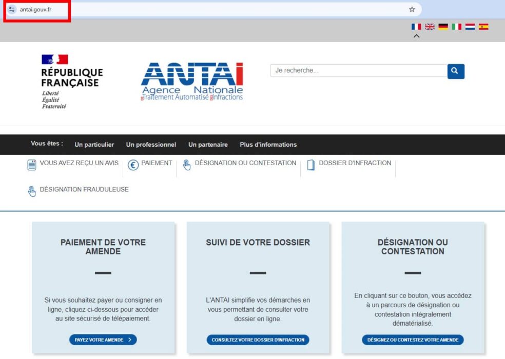 site officiel antai