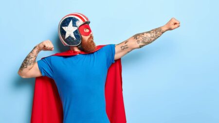 super heros courage audace