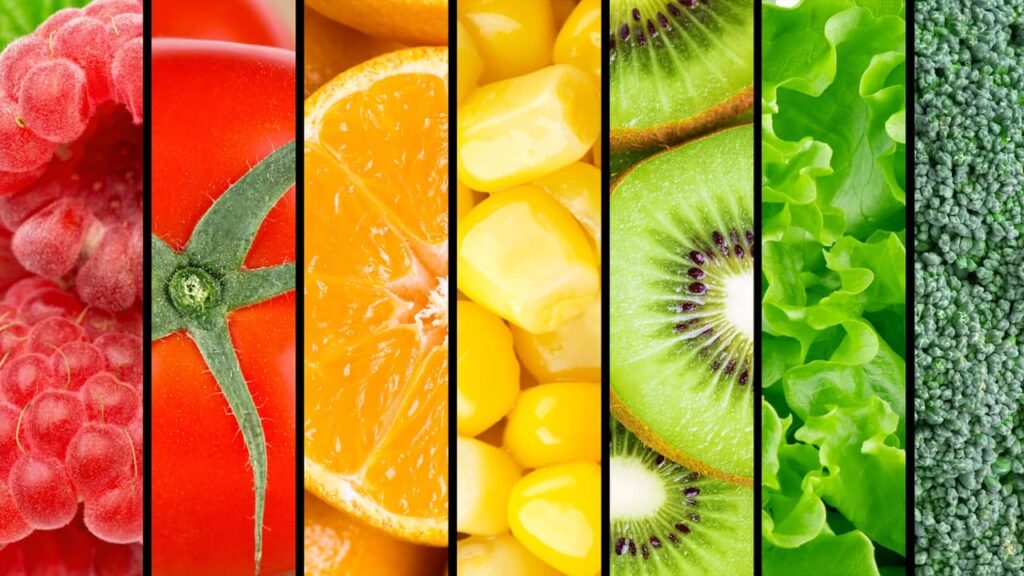 zoom aliments frais