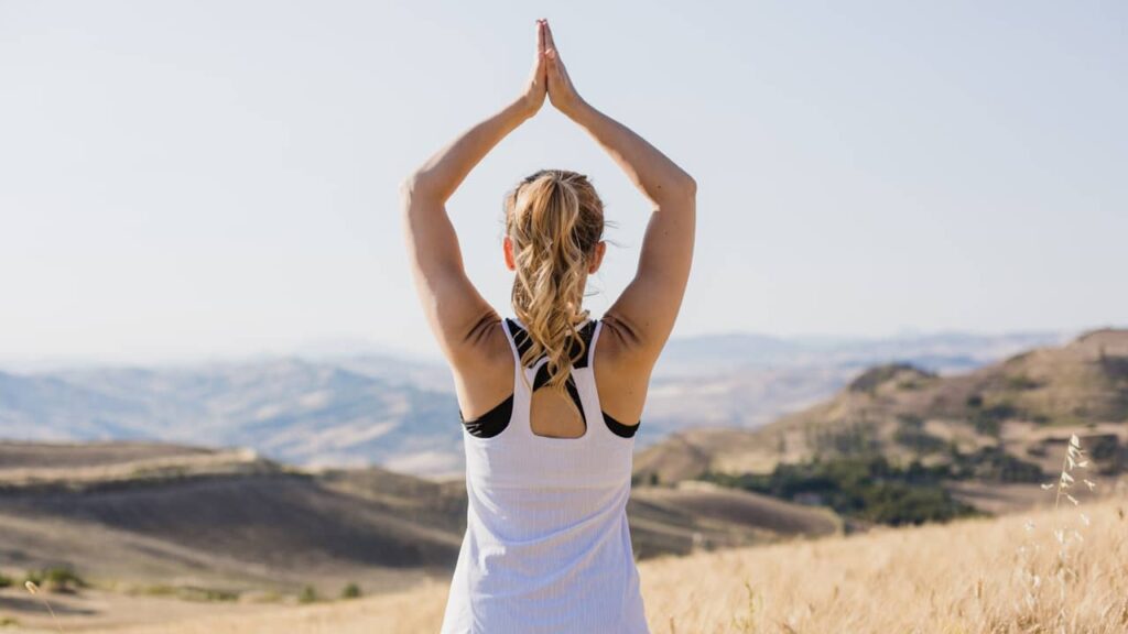 gratitude paysage yoga priere