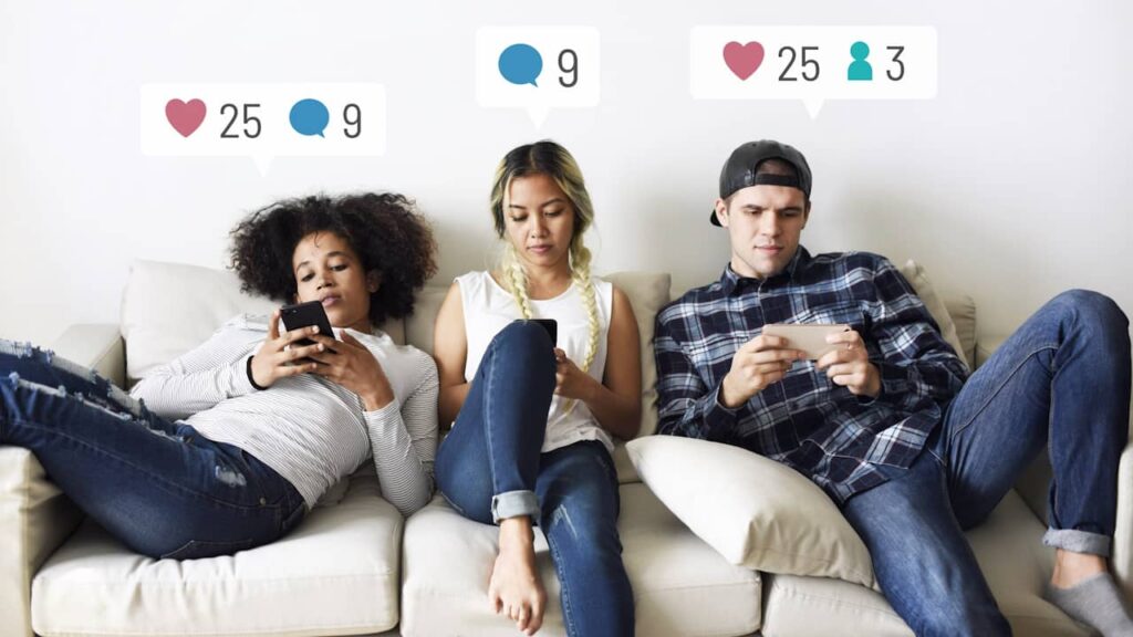 jeunes adultes reseaux sociaux