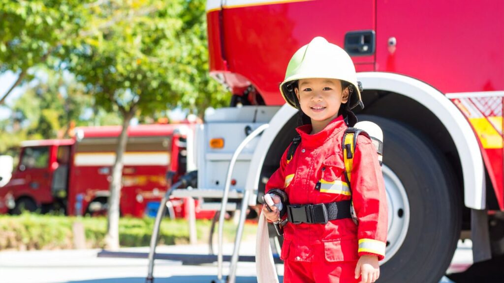 enfant metier pompier