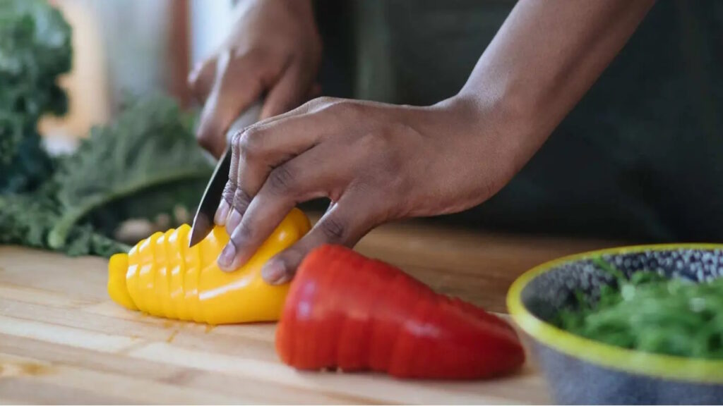 Couper les ingrédients de la mauvaise manière