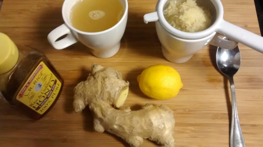 Infusion gingembre-citron-miel
