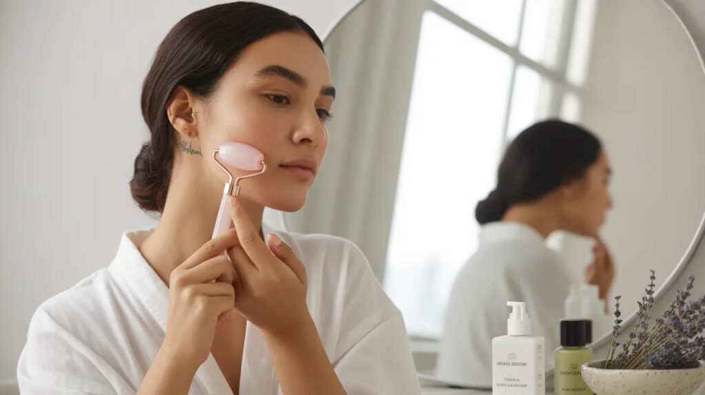 La stimulation du regard et des traits du visage