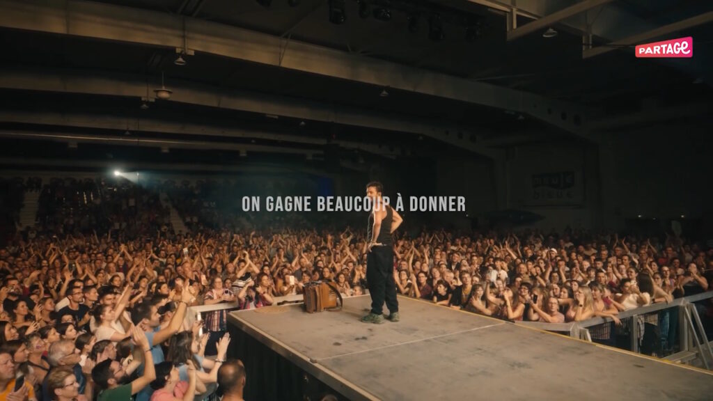 Musique de la pub Association Partage « On gagne beaucoup à donner » 2026