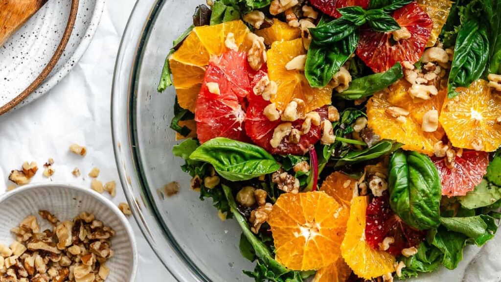 Salade d’agrumes et noix