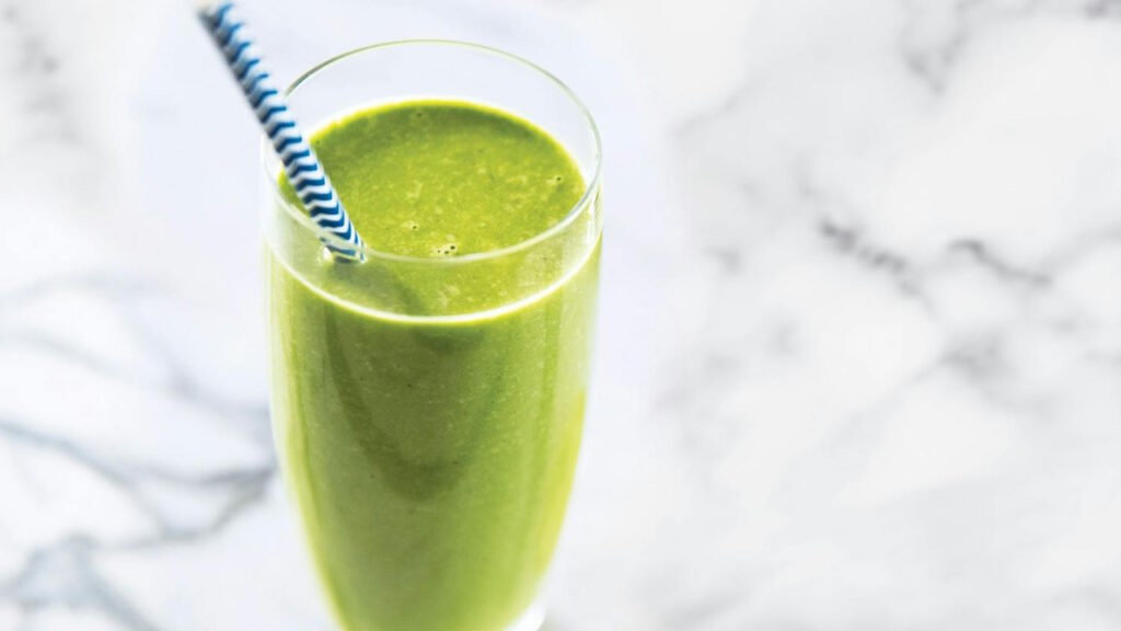 Smoothie vert protéiné
