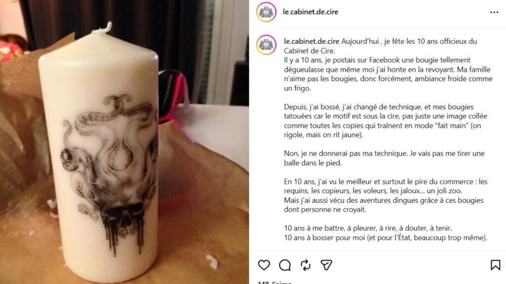 cabinet de cire instagram