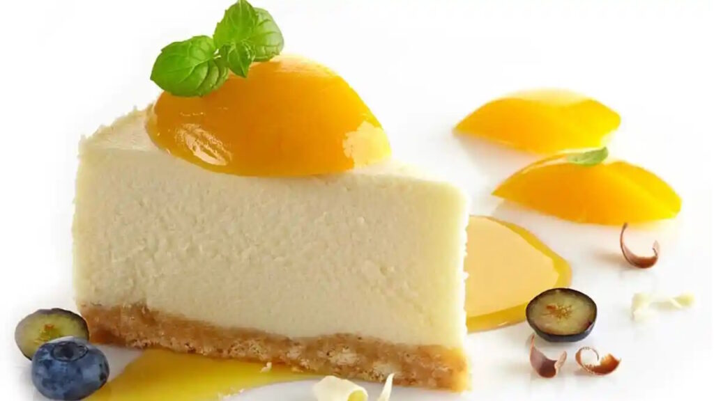 Les herbes fraîches avec les fruits ou les desserts