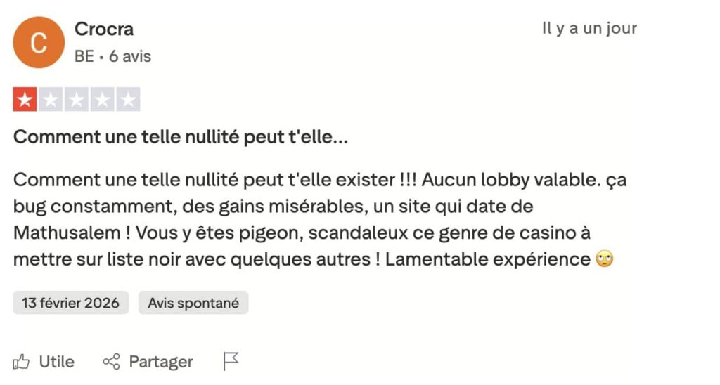 avis ladbrokes 1 etoile