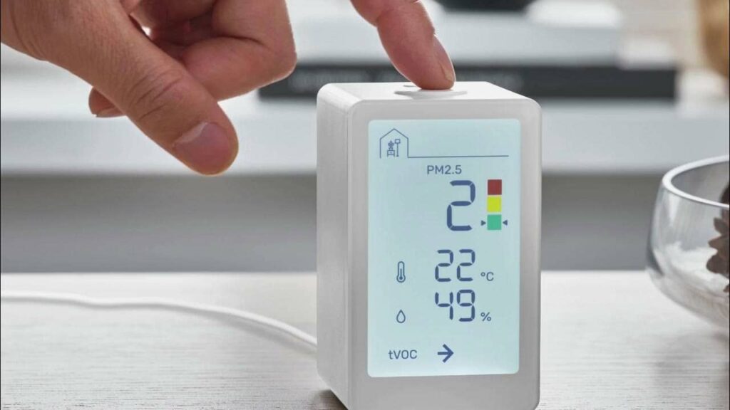 mesurer la qualité de l'air à la maison