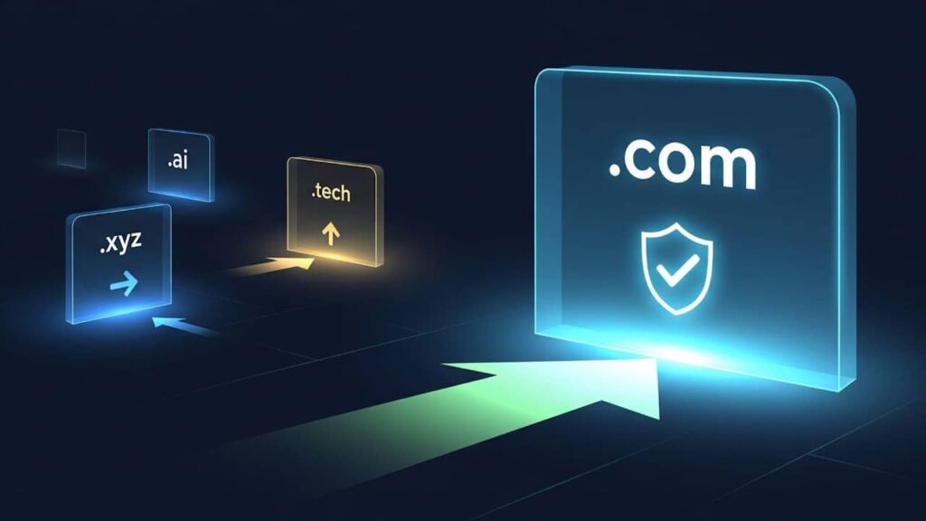 Au-delà du .com : l'impact des extensions de domaine