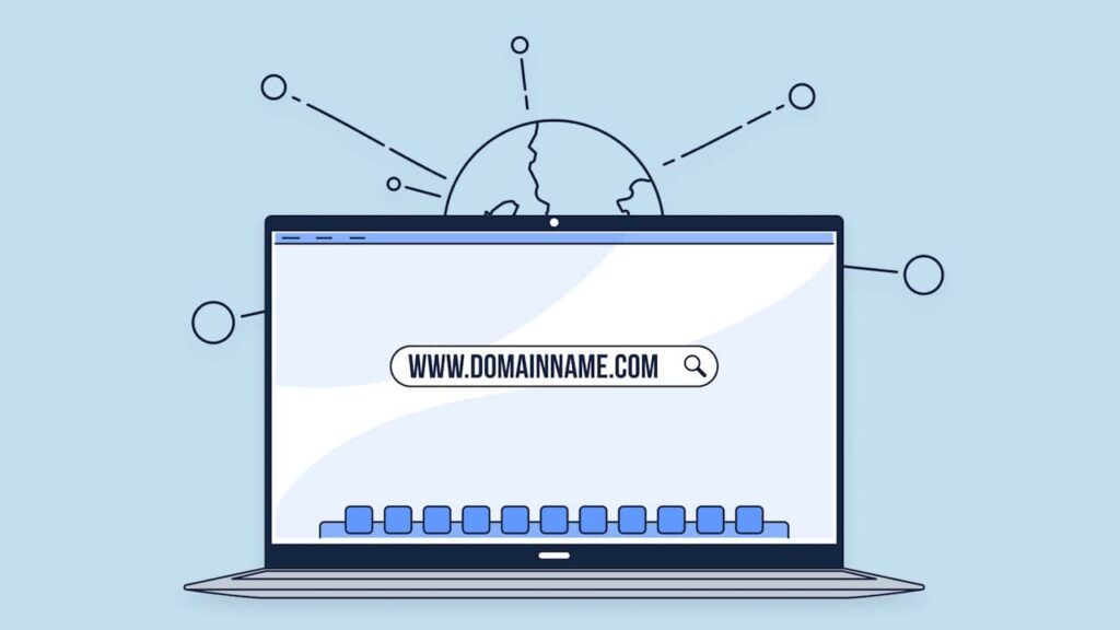 nom de domaine d'un site web