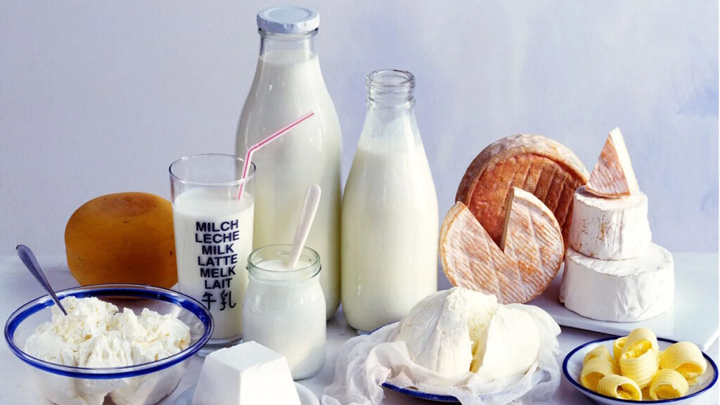 Le calcium pour les os du bébé