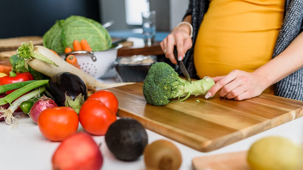 Quelques exemples de repas équilibrés pendant la grossesse