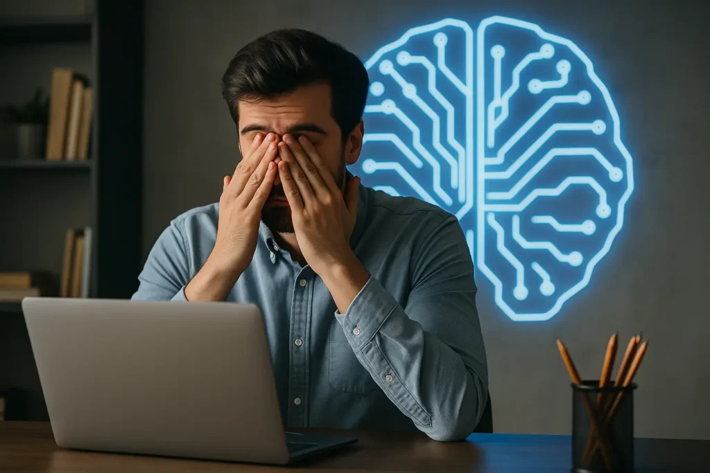 La fatigue liée à l'utilisation intensive de l'IA