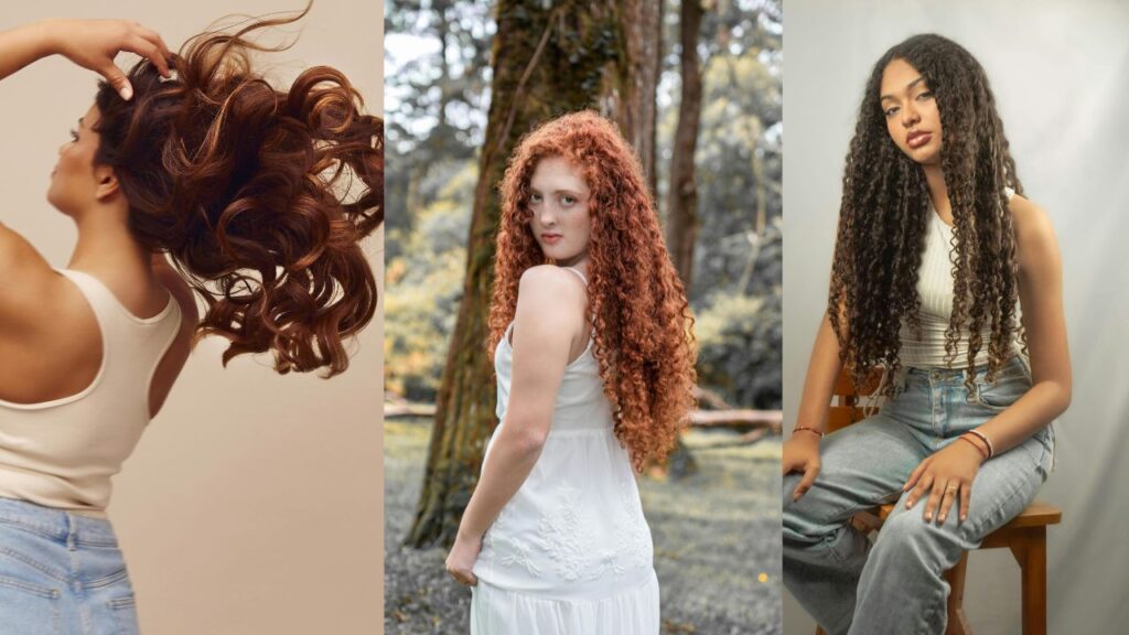 cheveux boucles secs