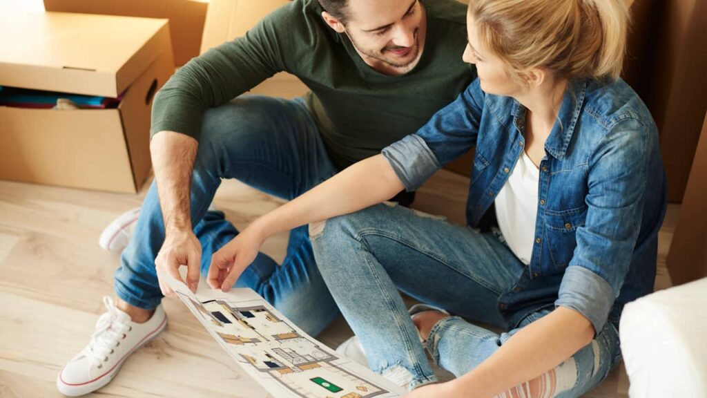 couple immobilier aménagement