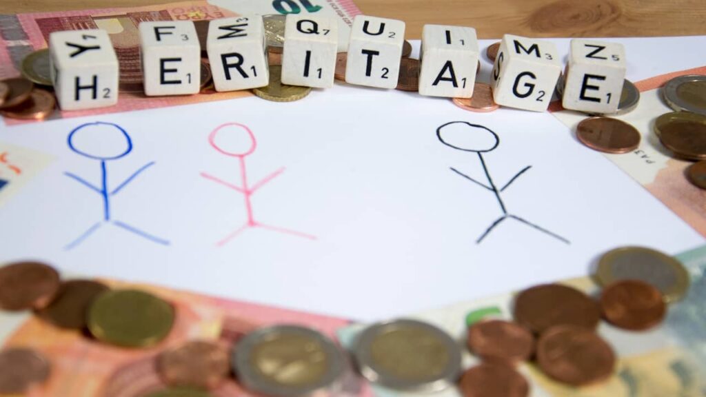 heritage repartition argent