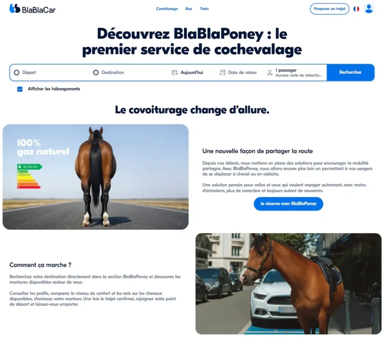 poisson d'avril 2026 blablacar blablaponey
